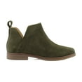 thumbnail image 6 of Hush Puppies Mazin Cayto Bootie Women's Boots Dark Olive Suede Size 6.5 M, 6 of 8