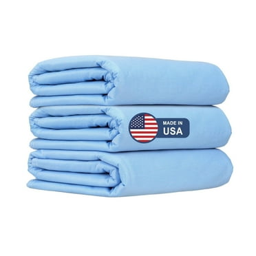 WAVE Extra Large XL 36" x 54" Reusable Washable Underpads - Pack of 3, For Use as Incontinence Bed Pads, Reusable Pet Pads, Great for Dogs, Cats, and Bunny, Made in The US