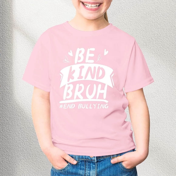 Graphic Tee For Girls Short Sleeve Casual Shirt With Positive Message And Cute Print For Everyday Wear In Campus And Outdoor Activities