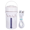 thumbnail image 2 of Humidificador casero con ultrasonido, humidificador con altavoz Bluetooth y música, humidificador de niebla, difusor con altavoz Bluetooth, humidificador con altavoz Bluetooth y música, tecnología de vanguardia, 2 of 8