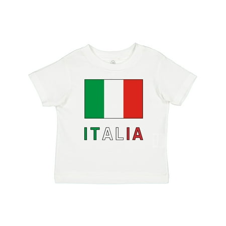 

Inktastic Italy Flag & Italia - Black Border Gift Baby Boy or Baby Girl T-Shirt