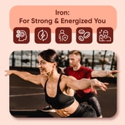 WeightWorld Iron Bisglycinate 28mg, Blood Health, Energy Supplement, Gentle Chelated Ferrous Bisglycinate, 400 tablets