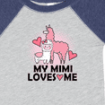 thumbnail image 4 of Inktastic My Mimi Loves Me Llama Girls Baby Bodysuit, 4 of 5