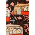 thumbnail image 3 of Kid's Trailer Home Camping Pattern Printed Leggings - S/M, 3 of 3