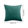 thumbnail image 3 of Euahivb Velvet Throw Pillow 17.7x17.7 Inch Soft Plush Cushion for Sofa Couch Living Room Bedroom Home Decor Accessories, 3 of 7