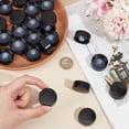 thumbnail image 3 of 30pcs Black Resin Bottle Caps 26mm Inner Diameter Resin Cover 13mm Thick Black Poly Seal Screw Caps Round Growler Cap for Household Kitchen Bottle Accessories Sealing Function-31.5mm Diameter, 3 of 6