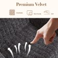 thumbnail image 5 of Leumius Bean Bag Chair, Oversized Comfy Beanbag Lounge Lazy Floor Sofa Accent Chair for Living Room, Bedroom Gray, 5 of 9
