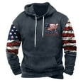 thumbnail image 2 of Men's Western Country Winter Hoodies,Mens Hoodies Pullover Lightweight Western Aztec Ethnic Hooded Sweatshrits Casual Slim Ethnic Print Graphic Hoodie, 2 of 3