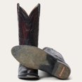 thumbnail image 7 of Men's Stetson Blake Goat Boots Handcrafted Round Toe Black Cherry, 7 of 7