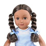 My Life As Wizard of Oz Dorothy Posable 18-inch Doll, Dark Brunette Hair, Dark Brown Eyes