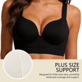 thumbnail image 5 of Venzia Balconette Bra for Women, Push Up Padded Underwire Low Cut T-Shirt Bra | Shape Curve, Push up, Seamless T-Shirt Cups, Side Support, Natural Lift, Back Smoothing, Soft Stretch, 5 of 7