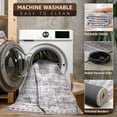thumbnail image 5 of Sorbus 5x7 Area Rug, Machine Washable, Non-Slip, Vintage Rug - Low Pile Non-Shedding Indoor Area Rugs - Soft Indoor Carpet Throw Rugs with Rubber Backing, 5 of 11