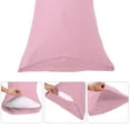 thumbnail image 2 of Unique Bargains 2 Pack 300TC Cotton Solid Pillowcases Pink 20" x 40", 2 of 8