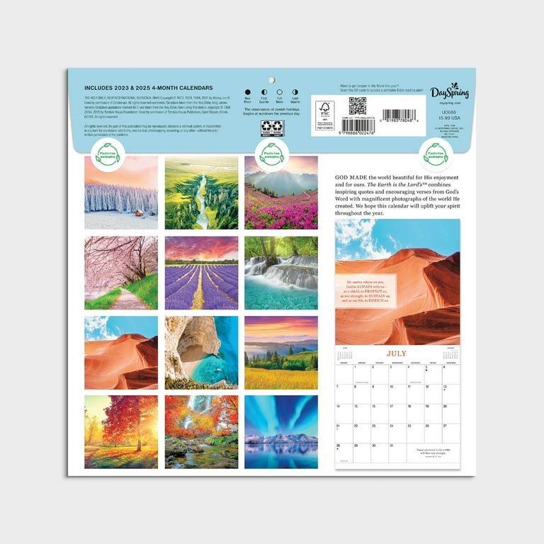 God'S Creation Calendar 2025 Calendar betty kassia