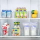 thumbnail image 4 of Contenedores organizadores para refrigerador - 4 contenedores de plástico transparente para refrigerador, gabinete de cocina, organización de despensa, organizadores de congelador ideales sin BPA, 4 of 8