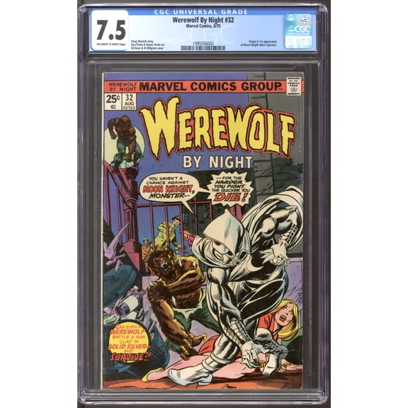 Collectible Werewolf By Night #32 - CGC 7.5 Comic Book