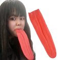 thumbnail image 3 of 2 uds. Accesorio de goma para lengua Extra larga, accesorio para disfraz de fiesta de Halloween, color rojo, 3 of 5