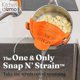 thumbnail image 2 of Colador de olla y colador de pasta Snap N Strain - Naranja, 2 of 5