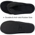 thumbnail image 4 of Women's Memory Foam Open Toe Slide Slippers with Adjustable Strap and Cozy Terry Lining, 4 of 6