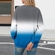 thumbnail image 4 of Xuyuer Women's Fashion Printed Long Sleeve Loose Blouse, Round Neck Hoodless Sweatshirt for Casual Spring Wear, Weekend Outings and Cozy Layering, 4 of 5
