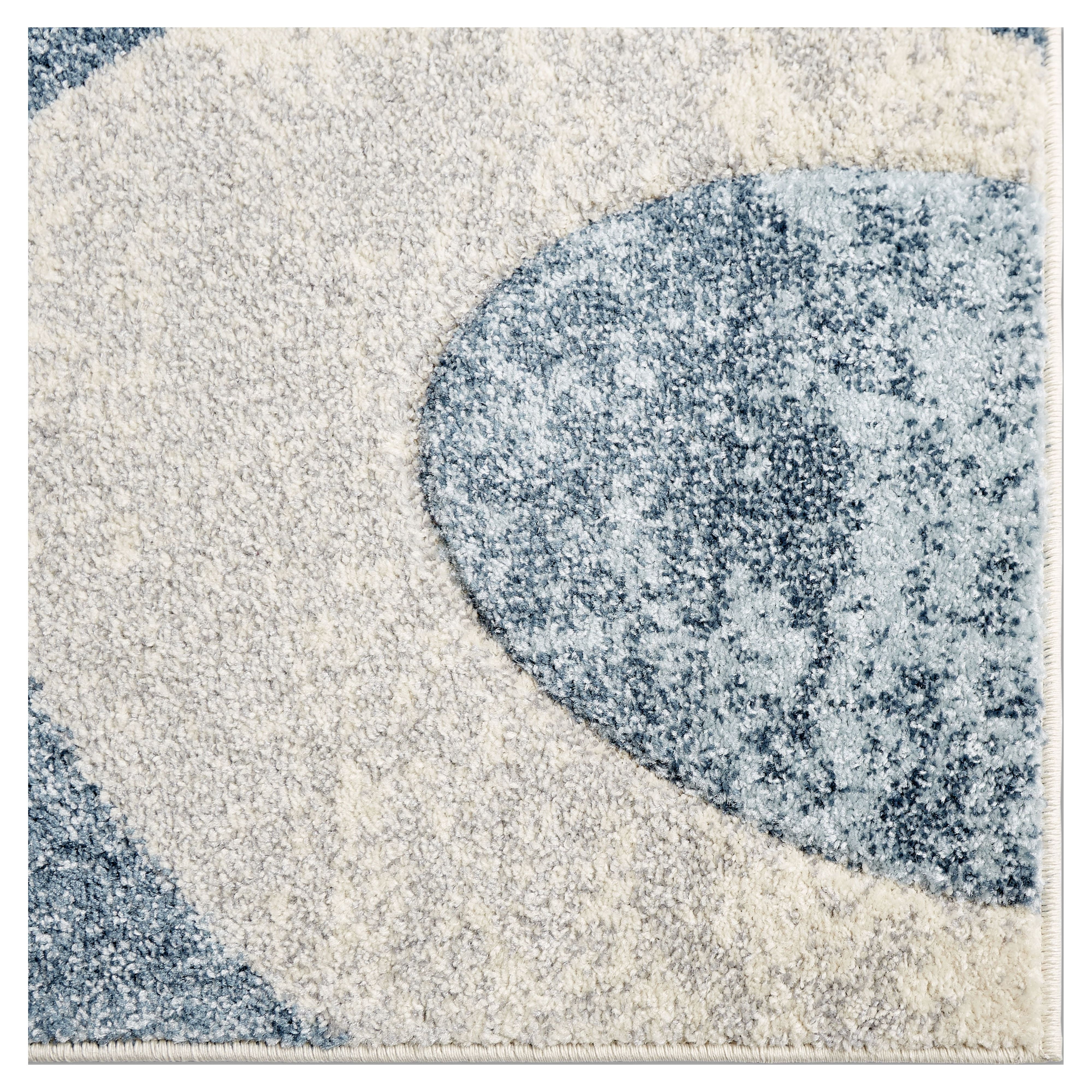 Home Dynamix Tribeca Slade Contemporary Abstract Area Rug, Blue/Grey, 6'7"x9'10"