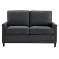 thumbnail image 5 of Modway Ashton Modern Upholstered Fabric Loveseat with Nailheads in Charcoal, 5 of 8