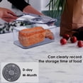 thumbnail image 5 of Caja de Pan Sellada, Contenedor de Almacenamiento de Alimentos de Alimenticio con Temporizador de , Cestas para Pan, Verduras y Frutas., 5 of 5