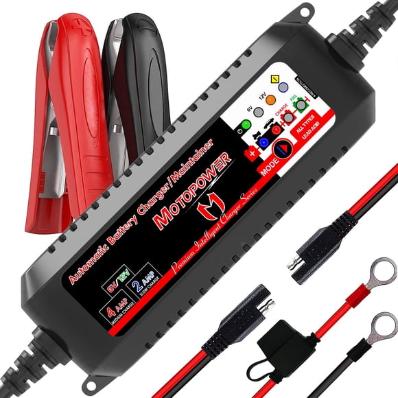 Cargador de Batería MOTOPOWER MP00207 6V-12V Automático 4AMP