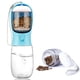 thumbnail image 1 of Portable Dog Water Bottle with Food Container, 550ml Leak-Proof Pet Water Dispenser with Built-in Activated Carbon Filter for Travel, Walking, Outdoor, 1 of 5