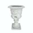 thumbnail image 4 of Alena Outdoor Light Weight Concrete Chalice Garden Urn Planter, Antique White, 4 of 6