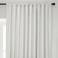thumbnail image 6 of HPD Half Price Drapes Birch Taupe Extra Wide Faux Linen Room Darkening Curtains for Bedroom & Living Room Curtains (1 Panel), Door & Window Curtains 96 inches long, 100W X 96L, 6 of 12