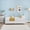White-set, variant on Sturdy Metal Daybed – Arched Headboard Sofa Bed with Steel Slat Support, Versatile Design for Living Room, Bedroom & Guest Room