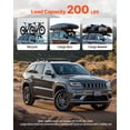 thumbnail image 3 of VEVOR Roof Rack Cross Bars for Jeep Grand Cherokee 2014-2023/2011-2021 with Side Rails, 3 of 9