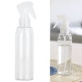 thumbnail image 2 of Spray bottle, 150ml plastic mist spray bottle set, refillable liquid container, 3 transparent trigger spray with funnel and label, for kitchen and office cleaning, 2 of 5