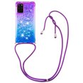 thumbnail image 1 of Funda para Samsung Galaxy S20 Plus 5G Brillantina Líquida Divertida Reluciente y con Cristales en Movimiento Cuerpo Cruzado con Cordón Ajustable, 1 of 5
