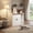White Brown, variant on Studyset Cat Litter Box Enclosure with Divider, Hidden Litter Box Furniture, Wooden Indoor Cat House Storage Cabinet, Decorative Cat Washroom Bench 33"l × 23.6"w
