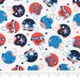 thumbnail image 3 of Singer, 100% Cotton, Patriotic Football Helmets, Cut by Yard, 3 of 7