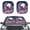 Cardinal Moon Cherry Blossom, variant on Xoenoiee Cardinal Moon Cherry Blossom Print Sun Shade for Car Windshield, Foldable Auto Sun Shield Sun Heat and UV Protection Automotive Interior Sun Protection, Pack of 2