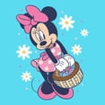 thumbnail image 2 of Girls Minnie Mouse Floral Easter Basket T Shirt, 2 of 5