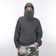 thumbnail image 1 of Sudadera con capucha de manga larga para niños, de invierno, de color liso, para deportes de ocio, con bolsillos, para niñas, de poliéster, 1 of 8