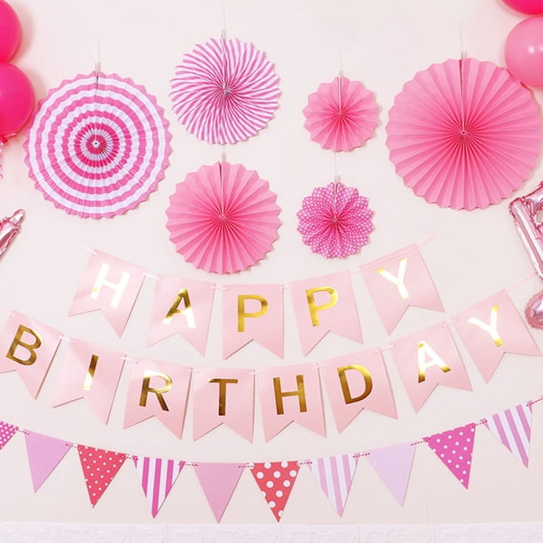 Guirlande joyeux anniversaire multicolore Guirlande joyeux anniversaire multicolore