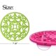 thumbnail image 3 of 3 Set Silicone Multi-use Intricately Carved Coaster Mat - Insulated Flexible Durable Non-slip, 3 of 5