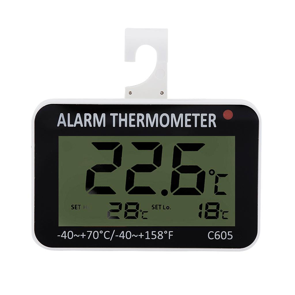 ℉ Digital Thermometer In Out LED Elektronischer Temperaturalarm  40 ℃ 