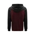 thumbnail image 5 of Mens Athletic Workout Jackets with Pockets and Hoodie Zip Up Coats Long Sleeve Color Block Loose Breathable Sports Outerwear Hoodies & Sweatshirts, 5 of 7