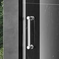 thumbnail image 2 of MoSweet Elegant 68'' - 72'' * 76" Frameless Shower Door with Finish in Brushed Nickel- Stainless Steel, 2 of 6