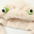 thumbnail image 4 of Nmnitkp Knit Hats Winter Fleece Lining Skiing Winter Caps for Boys and Girls Cute Animal Character with Warm Ear Flap 6 months -2 Years Beige, 4 of 6