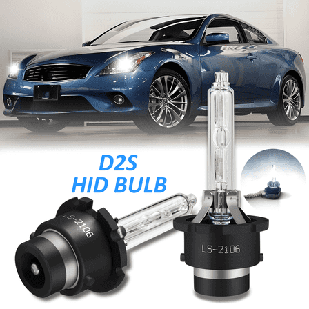 D2S HID Xenon Bulbs for Infiniti G37 2008-2013 High Low Beam Headlight 2pcs