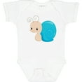 thumbnail image 3 of Inktastic Adorable Blue Snail Boys or Girls Baby Bodysuit, 3 of 5