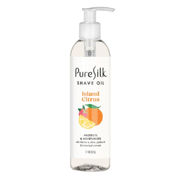 Aceite de afeitar Pure Silk Island Citrus 227 ml hidratante