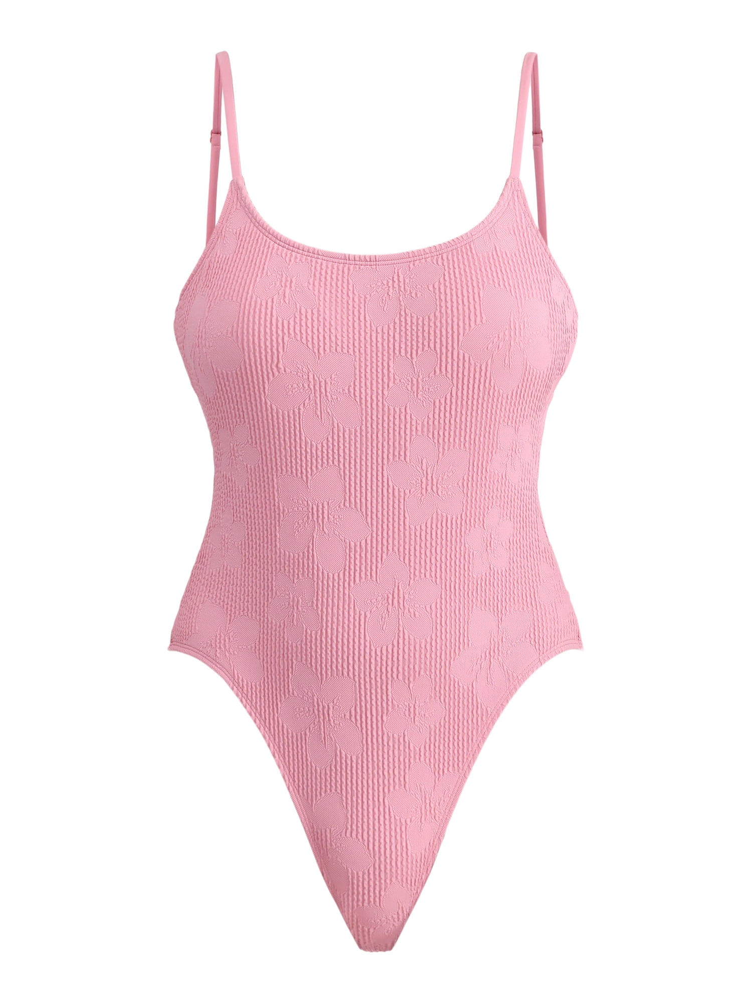 No Boundaries Women's Hibiscus One Piece Monokini, Sizes XXS-XL